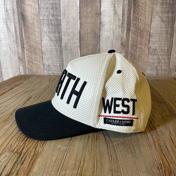 Men’s EAST WEST SOUTH NORTH Snapback Hat - Picture 2 of 8